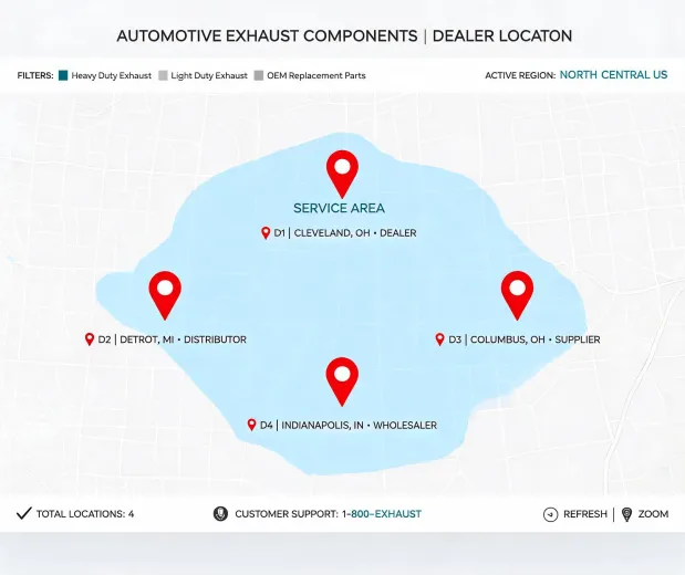 Dealer locator map placeholder